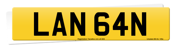 Registration number LAN 64N